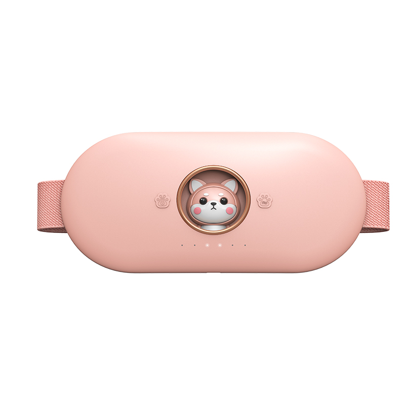 New Coming Menstrual Care Pain Relief Waist Protection Belt USB Cartoon Warm Portable Waist Abdominal Massager Best Gift For Girls