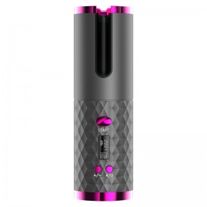 Mini Cordless Curling Iron  Portable Automatic Rotating Hair Curlers Anti-Scalding Auto Roll Hair Tools